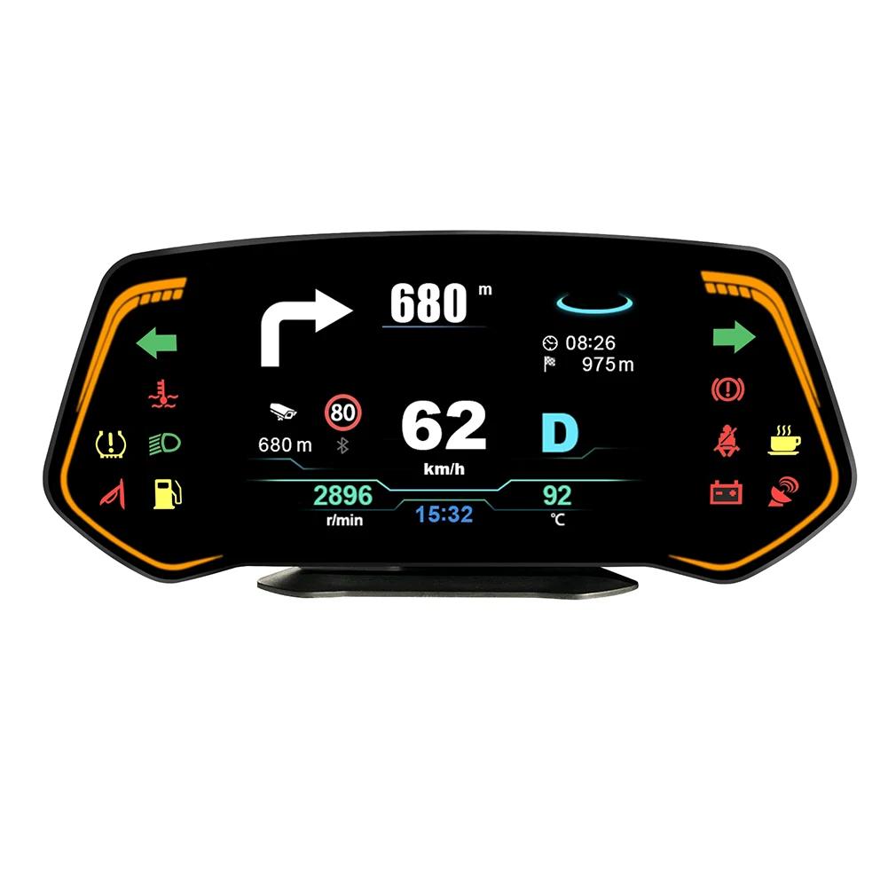 ڵ HUD OBD2 + GPS     ÷ ӵ, ͺ RPM ˶ µ, κ 𵨿 ,  ǰ, 1x TCA02